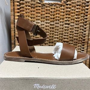 Leather Madewell sandal.